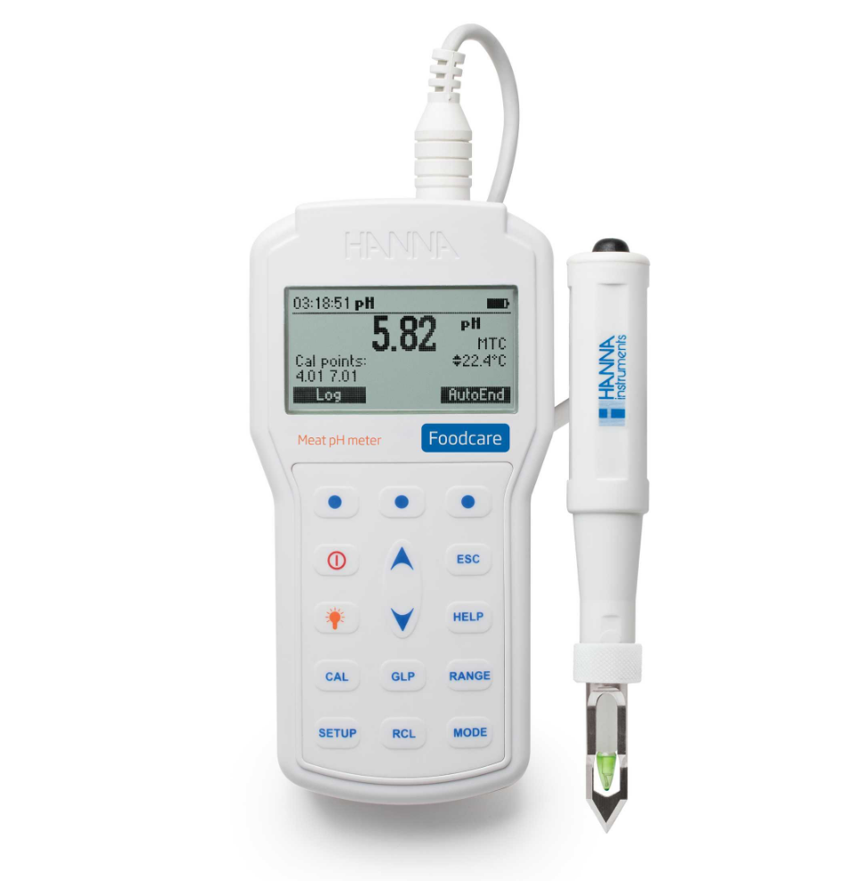 HI98163 便携式肉类 pH 温度计