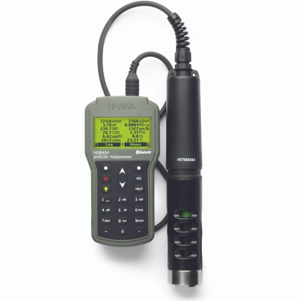 HI98494 多参数 pH/EC/DO 水质测定仪